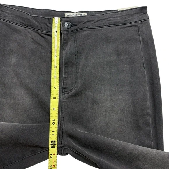 NEW Free People Just Float On Flare Jeans Size 31 in Smoke Stack High-Rise - Picture 9 of 14